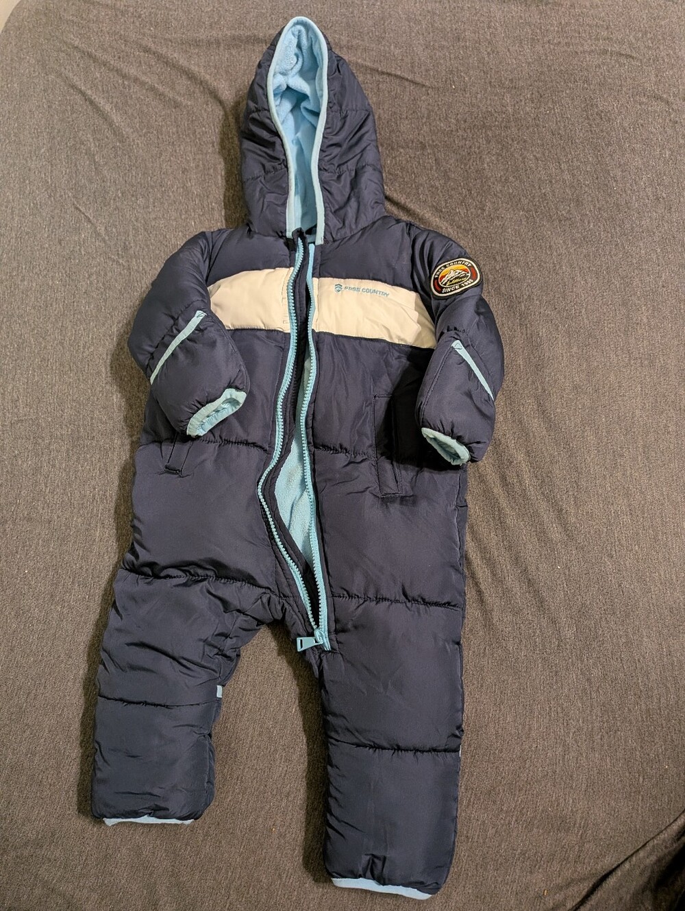 12 Month One-Piece Snowsuit